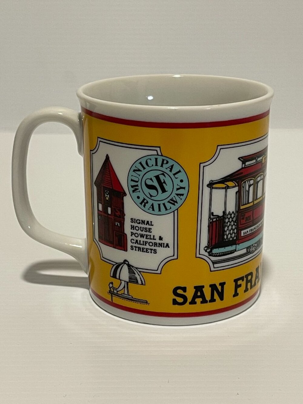 Vintage San Francisco Cable Car Coffee Mug